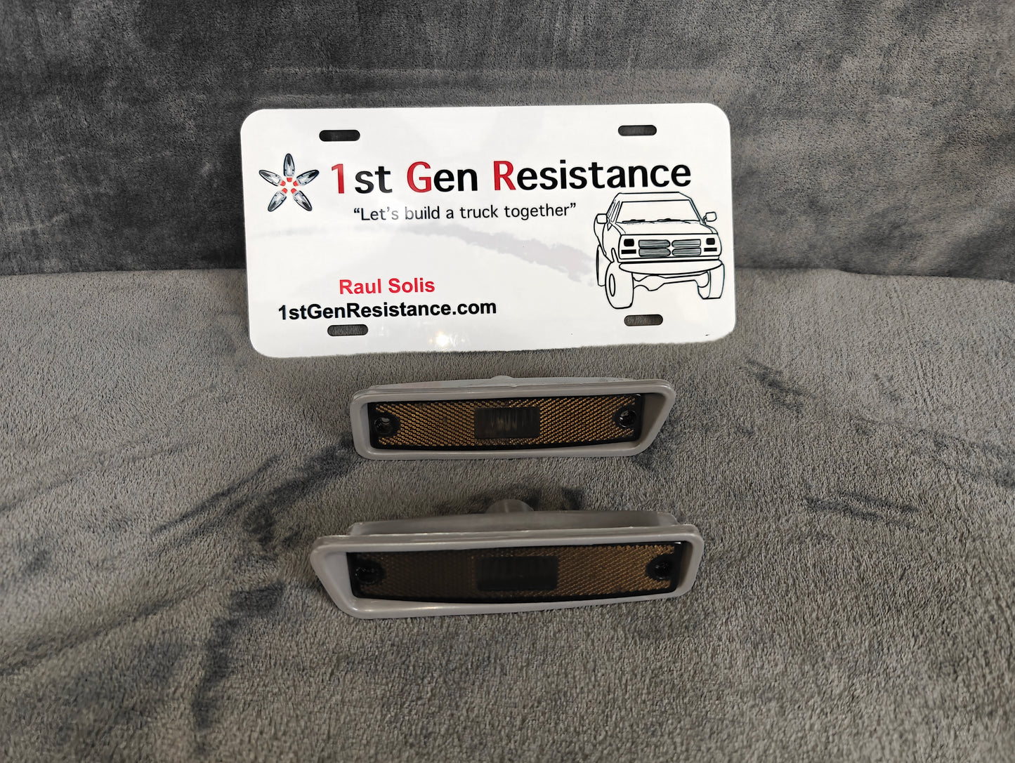 Front Side Fender Markers 72-80 Smoked