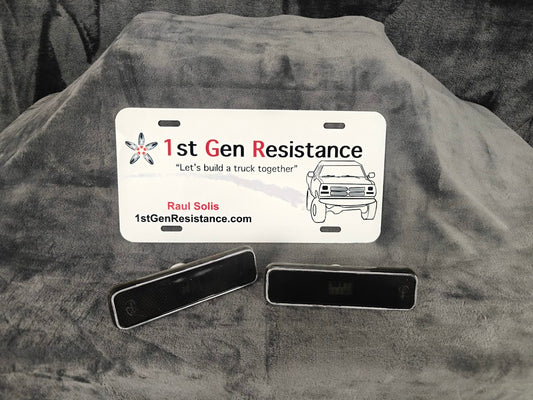 Front Smoked Side Marker Lights