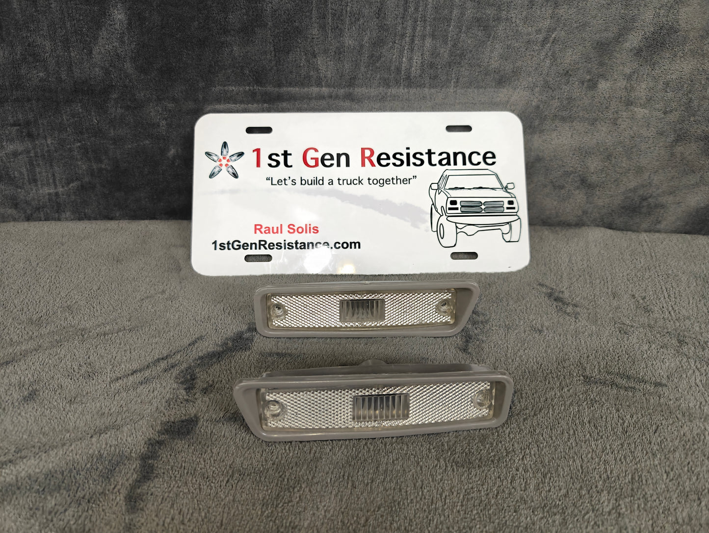 Front Side Fender Markers 72-80 Clear