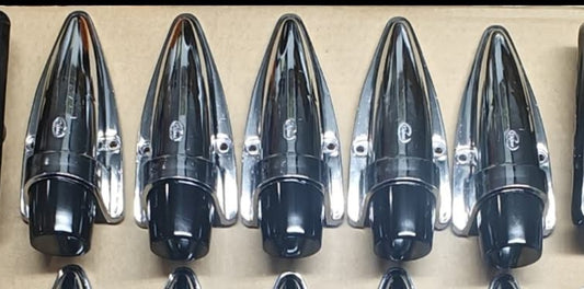 Chrome and smoked lens cab lights