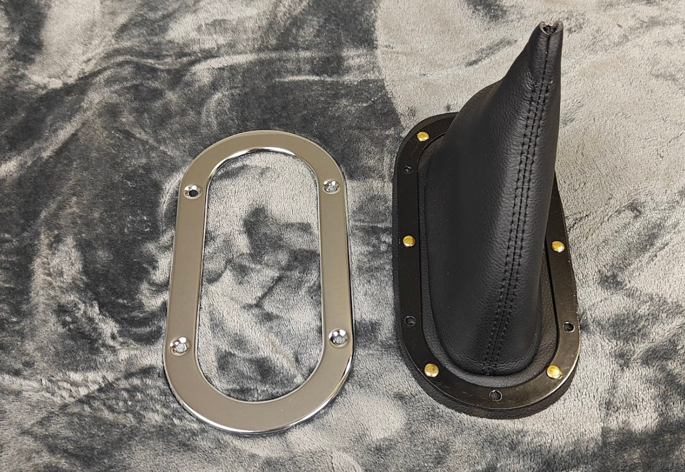 Transfer Case Boot With Chrome Bezel
