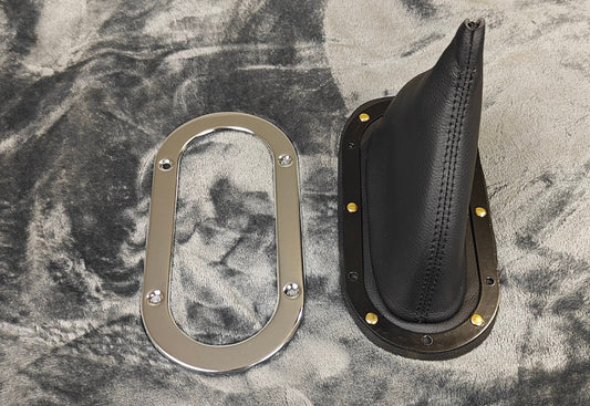 Transfer Case Boot With Chrome Bezel