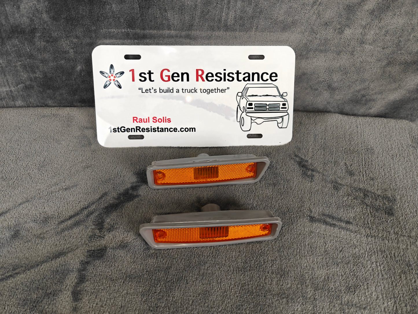 Front Side Fender Markers 72-80 Amber