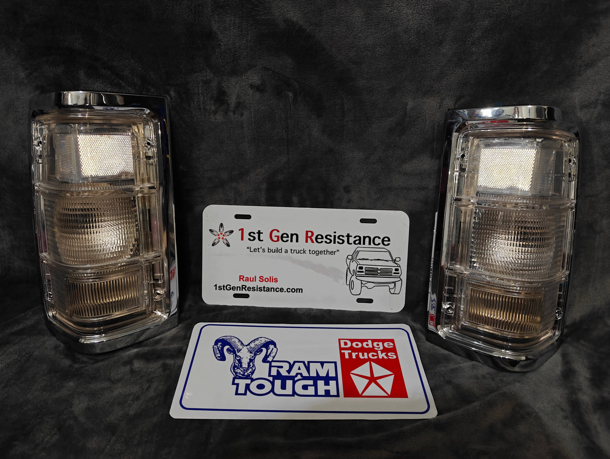 Taillights Chrome Clear