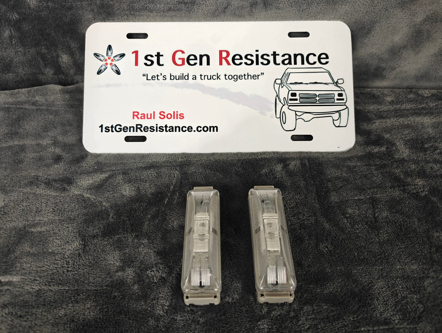 Dually Fender Clear Marker Lights