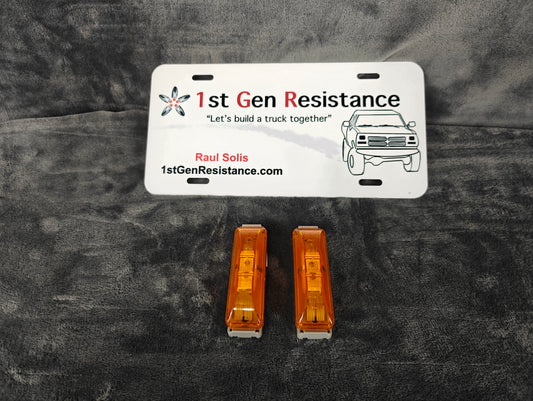 Dually Fender Amber Marker Lights