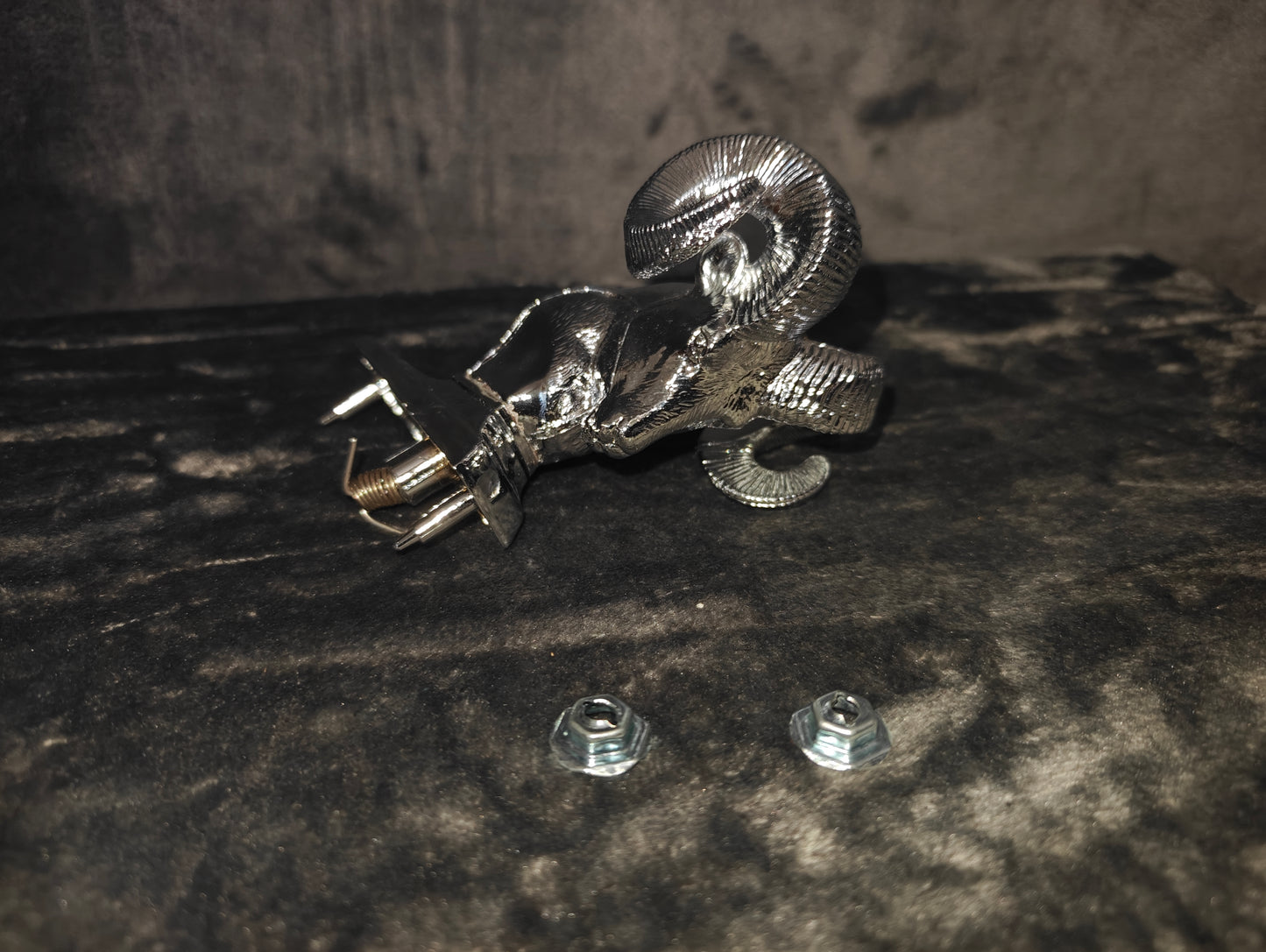 Ram Head Hood Ornament Plastic