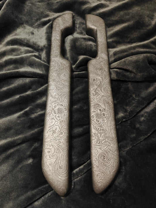Arm Rest Embossed Old Silver 1987-1993