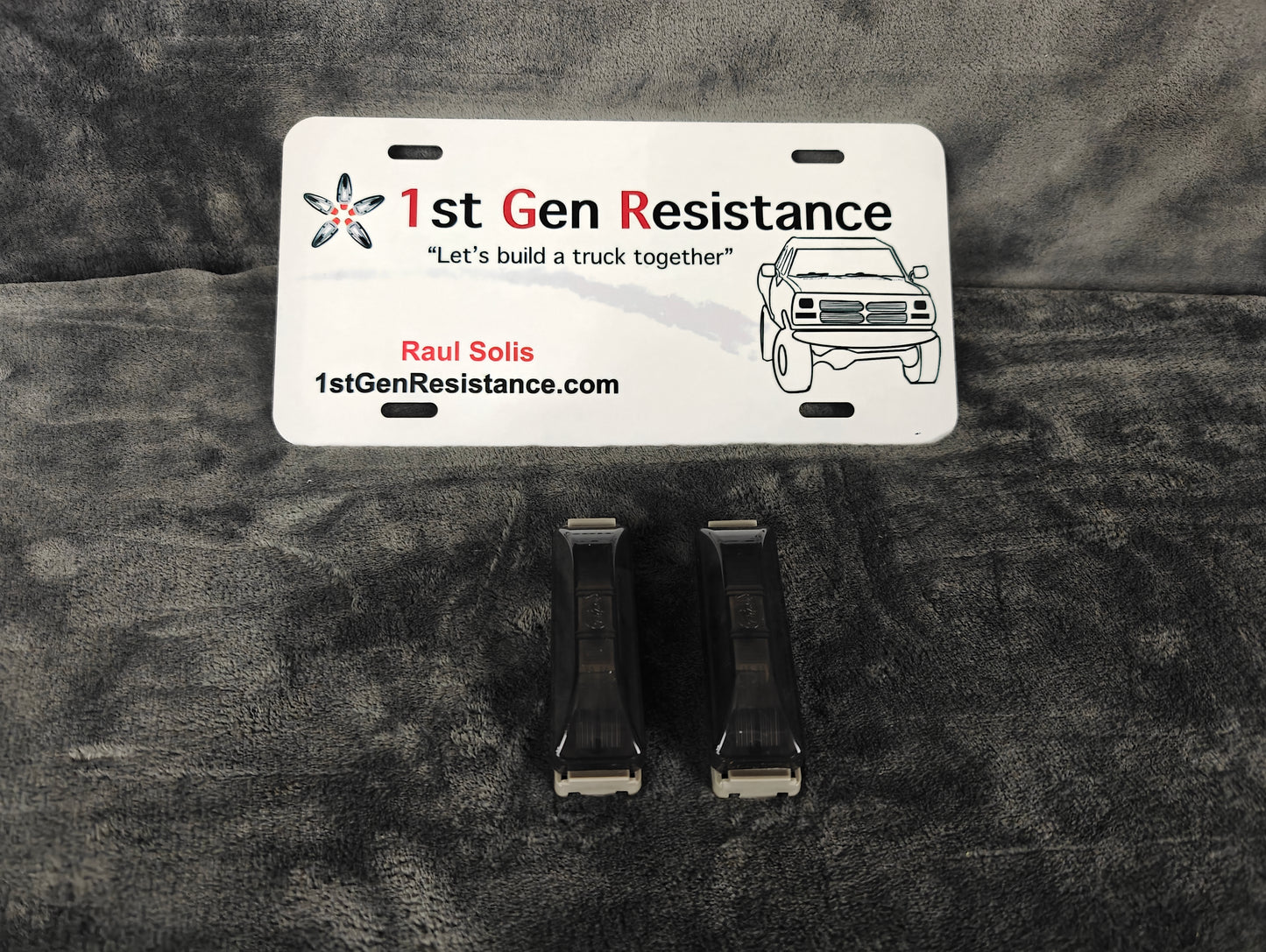 Dually Fender Smoked Marker Lights